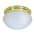 thumbnail image 3 of Nuvo 77-924 - ANT.BRASS FLUSH 8"MUSHROOM FIX, 3 of 7