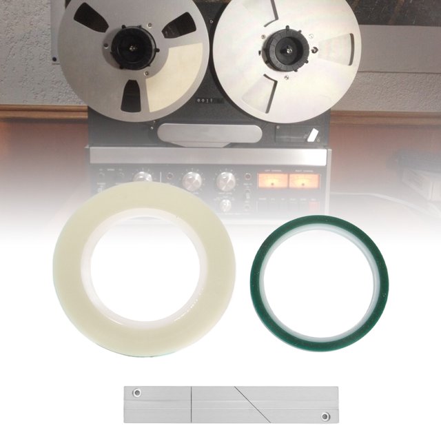 1/4 10 Inch Tape Splicing Kit, 1/4 10 Inch Tape Splicing Set Oxidation Resistance Aluminum Alloy for Open Reel To Reel Tape Media