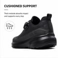 thumbnail image 5 of CHICVOMEY Men Slip On Sneakers Lightweight Breathable Non-Slip Cushioned Running Shoes Stylish Versatile Walking Footwear for Sports Gym & Travel, 5 of 8