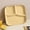 Yellow, variant on 10 Inch Wheat Straw Fiber Portion Control Plate Divided, Portion Control Divided Plates for Healthy Eating, Reusable Rectangular Bariatric Plates3 Compartment Meal Dish for Kids Adults