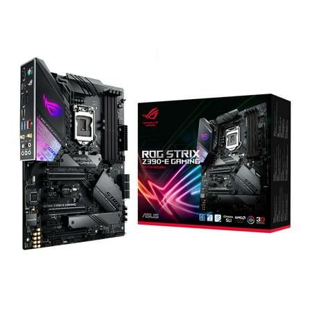 Asus ROG Strix Z390-E Gaming LGA 1151 (300 Series) Intel Z390 HDMI SATA 6Gb/s USB 3.1 ATX Intel (Best Gaming Desktop Motherboard)