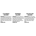 thumbnail image 2 of COLUMBUS, Salami Trio, Refrigerated Sliced Charcuterie Meat, 6 grams of Protein Per 1 oz Serving, 12 oz Plastic Tray, 2 of 11