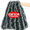 thumbnail image 3 of Cintas de oropel navideñas, guirnalda de cintas de caña verde, adornos colgantes para árbol de Navidad, suministros de decoración para fiestas en el hogar, 3 of 5
