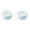 Blue 2 Pcs, variant on Round Food Storage Containers with Lids, Reusable Snap Lock Storage Containers for Refrigerator, Airtight Fridge Organizer for Meal Prep, Fruit, Vegetables, Leftovers, and Bento,Blue 1 Pc