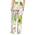 thumbnail image 3 of Junzan Avocado Work Out Women'S Pajama Pants Drawstring Comfy Sleep Bottoms With Pockets, 3 of 9