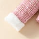 thumbnail image 5 of Odeerbi 6M-3Y Niñas Trajes de Algodón de Forro Polar de Manga Larga Chaqueta Pantalones Cortos Con Sombrero Boina Tres-Conjunto de Tres Piezas, 5 of 9
