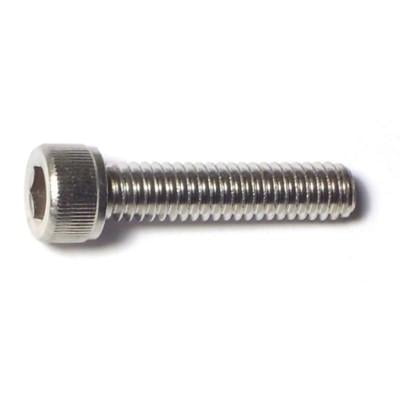

#8-32 x 3/4 18-8 Stainless Steel Coarse Thread Socket Cap Screws (10 pcs.)
