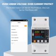 thumbnail image 4 of 63A TUYA WiFi Smart Earth Leakage Over Under Voltage Protector Relay Circuit Breaker Energy Power KWh Meter, 4 of 10