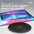 thumbnail image 2 of CNKOO for Apple Mobile Phones Android Round Y9 Disc Wireless Charger 10W15W Mobile Phone Charger ZZZ, 2 of 6