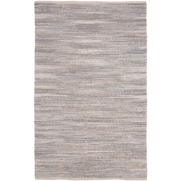 SAFAVIEH Cape Cod Celestine Distressed Runner Rug, Blue, 2' x 7'