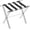 Black & Handle - 1 Pcs, variant on Acrylic Luggage Rack for Guest Room - Foldable Suitcase Stand with Leather Straps for Bedroom Living Room Hotel Heavy-Duty, Holds up to 50-100 lb lightweight Space Saving