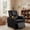 Black, variant on AVAWING PU Leather Kids Recliner Chair with Cup Holder, Curved Rocking Toddler Recliner Chair, Pink