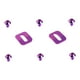 thumbnail image 3 of 2 juntas de pedal autoblocantes para bicicleta, repuesto para principiantes, mantenimiento con tornillos Violeta, 3 of 8
