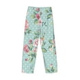 thumbnail image 5 of Disketp Vintage Floral Men'S Pajama Pants - Ultra Soft Fleece Sleep And Lounge Pants (Size: S-Xxl), 5 of 9