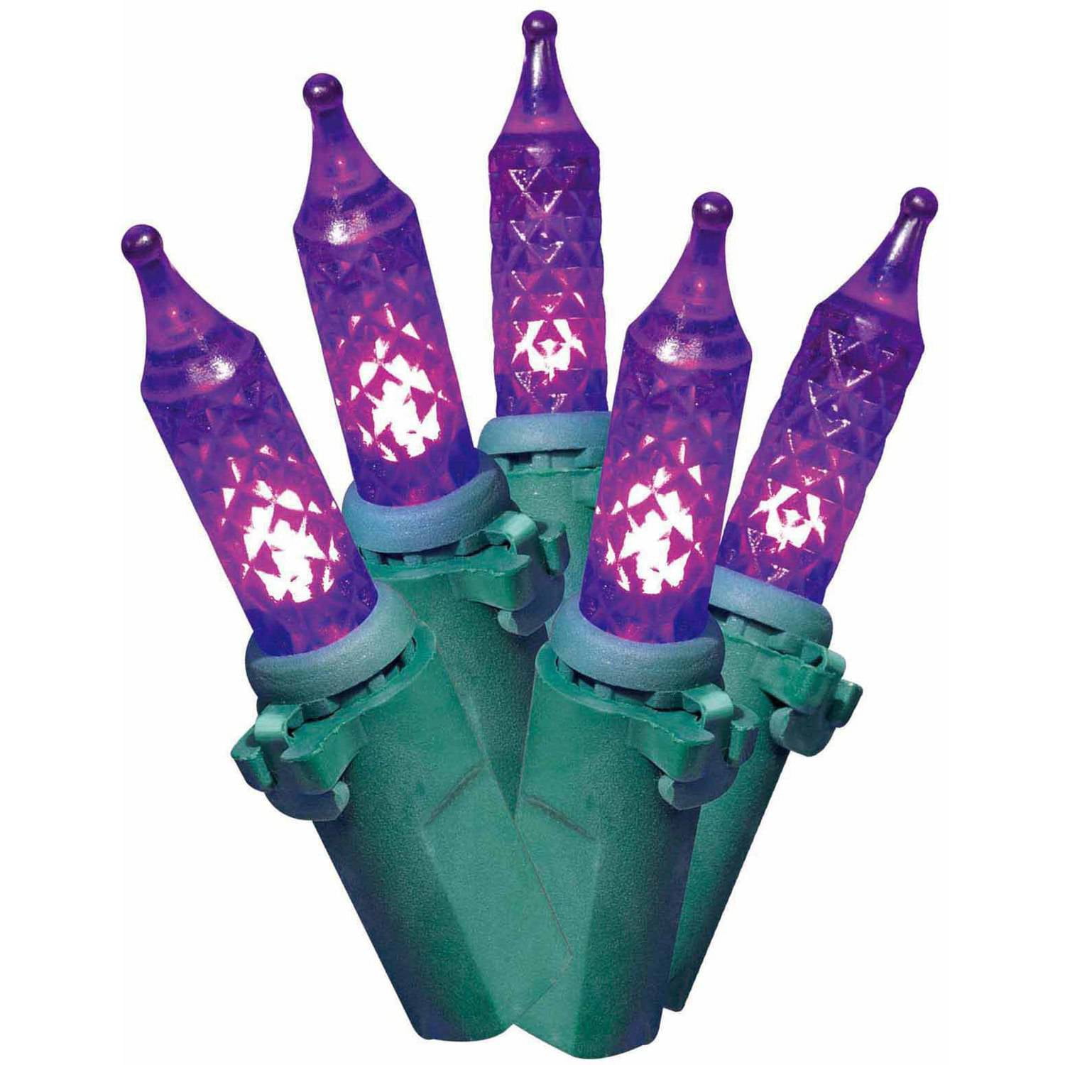 Holiday Time LED Lite Lock M5 Christmas Lights Purple, 225 Count