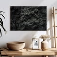 thumbnail image 3 of Elephant Stock Black Stone Wall Art - Horizontal Canvas Wall Art - Hallway Wall Decor - Nature Canvas - Black And Gray Decor - 24" x 16", 3 of 8