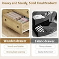 thumbnail image 5 of IDEALHOUSE Natural Rattan, 7 Drawers, Dressers Bedroom Storage Chest, Modern Organizer, Wood Dresser for Home, 5 of 8