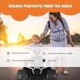 thumbnail image 4 of Costway Cuatriciclo Eléctrico ATV para Niños Coche Montable de Batería Marcha Adelante Atrás Velocidad Alta Baja con Música Luces LED Negro, 4 of 8