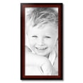 thumbnail image 2 of ArtToFrames 13" x 26" Matte mahogany Diploma Picture Frame, 13x26 inch Brown Wood Poster Frame (WOM-5108), 2 of 7