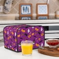 thumbnail image 5 of KLL Halloween2 Print 4 Slice Toaster Dust Covers Kitchen Small Appliance Cover with 2 Pockets,Can hold Jam Spreader Knife & Toaster Tongs (12.4 x 10.6 x 8.2), 5 of 6