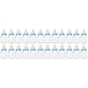 Package of 24 Bottles with Removable Blue Tops for Baby Showers, Parties, and Favors by Unknown