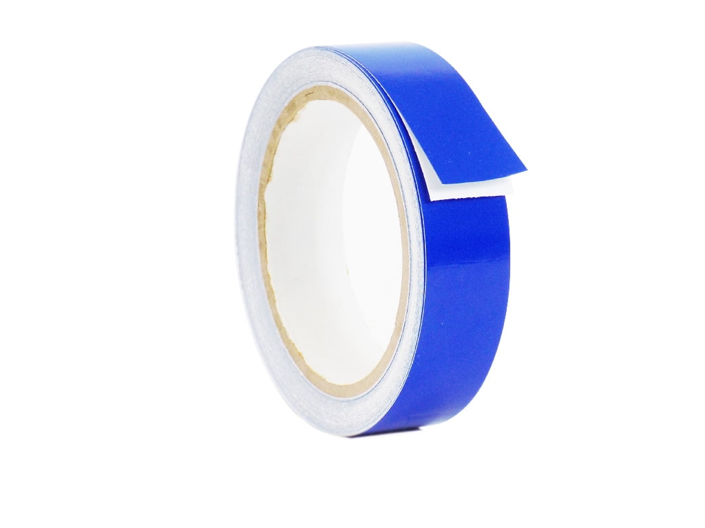 WOD Tape Retro Reflective Tape Blue 1 in. x 30 ft. Safety Tape