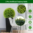 thumbnail image 6 of Kojooin 16 Inch Large Artificial Topiary Balls Set of 2 for Indoor and Outdoor, Artificial Topiary Flower Balls with Hanging Chains for Patio,Garden,Wedding and Home Decor, 6 of 6