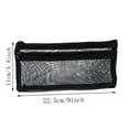 thumbnail image 4 of Pencil Case, Large Capacity Zipper Stationery Pouch for Office and Daily Carry, Black, 4 of 6