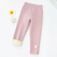 thumbnail image 2 of Karoyedx Kids Leggings Girls Leggings Cotton Fleece Leggings for Girls Tights Pants for Kids Toddler Stretchy Pull On Red Size,3-4 Years, 2 of 9