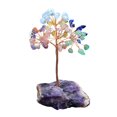 thumbnail image 1 of MesaSe Copper Wire Tree Home Decor Ornamental Pretty Faux Crystals Color Tree Natural Stone, 1 of 5