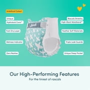 Rascals Premium Absorbent Baby Diapers Size 1, 108 Count