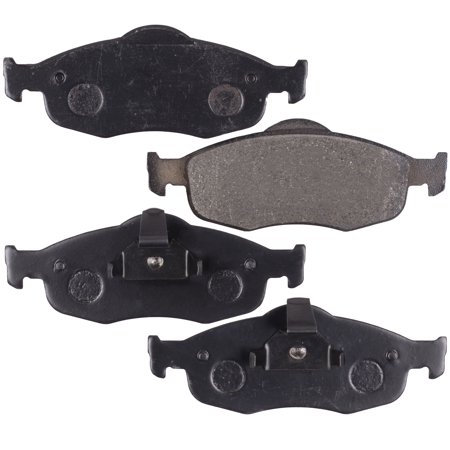 Gridiron Brakes Front Premium Semi-Metallic Brake Disc Pad Set (4)