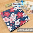 thumbnail image 5 of Leather Cover Photo Album 80 Pockets 4x6 Photos Bookshelf Picture Album Colorful Cherry Blossoms, 5 of 9