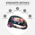 thumbnail image 3 of Whimsical Axolotl Fantasy Headbands for Women Men, Workout Elastic Sweat Band for Yoga Running Cycling Gym Exercise Non Slip Head Bands for Women's Hair, 3 of 5