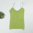 thumbnail image 2 of GigrtiJin Women's V-Neck Knitted Vest Sleeveless Solid Color Camisole Top Spring Fall Slim Spaghetti Strap Tank Tops, 2 of 4