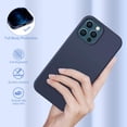 thumbnail image 4 of Entronix Silicone Soft Case for iPhone 12 Pro Max Shockproof Durable Slim Fit, Navy, 4 of 6