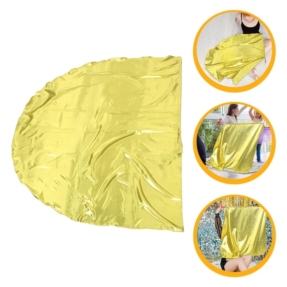 Luxshiny Yellow Lightweight Semicircle Worship Flag for CE Events, , and Decorative Use