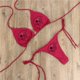 thumbnail image 1 of Bikini con lazo de cuello colgante para niñas, traje de baño Sexy de Hello Kitty, sujetador ajustable, chaleco, regalos, Anime Kuromi Y2K, 2 piezas, 1 of 4