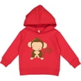 thumbnail image 2 of Inktastic Happy Monkey Toddler Hoodie, 2 of 4