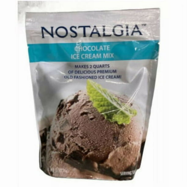 Nostalgia Premium Chocolate Ice Cream Mix. Simply add milk and heavy c