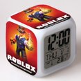thumbnail image 3 of Roblox-reloj electrónico con luz nocturna para niños, juguetes de peluche con diseño creativo de Spiderman, Capitán América, regalo de cumpleaños, 3 of 4