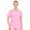 LIGHT PINK, variant on HEAL+WEAR Modern Women's V-Neck Scrub Top Breathable 4-Way Stretch with Multi-Pocket Utility Design