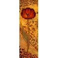 thumbnail image 2 of Eisner, Viv 7x14 Black Ornate Wood Framed with Double Matting Museum Art Print Titled - Red Tulip One, 2 of 4