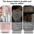 thumbnail image 6 of EAYSG 5-Piece Lightweight Overlapping Cylinder Pedestal Stand Set – Space-Saving Display Base for Weddings, Parties, and Retail Decor, 6 of 6