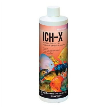 Hikari Aquarium Solutions Ich-X Liquid Treatment Bottle, 16 Oz