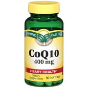 Spring Valley CoQ10 Dietary Supplement Softgels, 30pk