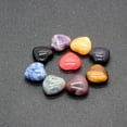 thumbnail image 3 of Trianu 20 Pcs Heart Shaped Gemstones Crystal Worry Stones Bulk Rocks 0.8 inch Mini Love Carved Stones Pocket Palm Thumb Gemstones for Witchcraft Reiki Energy Balancing Meditation (Assorted Colors), 3 of 9