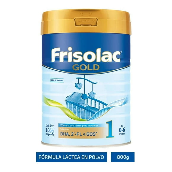 Fórmula con hierro para lactantes Frisolac Gold etapa 1 de 0 a 6 meses 800 g