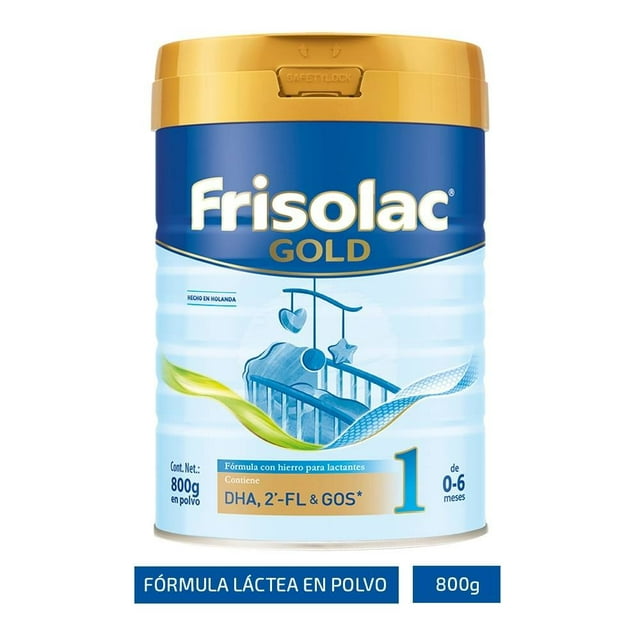 Fórmula con hierro para lactantes Frisolac Gold etapa 1 de 0 a 6 meses 800 g