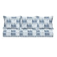 thumbnail image 3 of Sorra Home  Blue and White Ikat Stripe Indoor/Outdoor Corded Pillow and Cushion Sofa Set 25 x 25 x 5 - Salix Vintage Indigo, 3 of 5